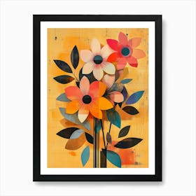 Flowers In A Vase 135 Art Print