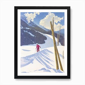 Sölden, Austria Glamour Ski Skiing Poster Art Print