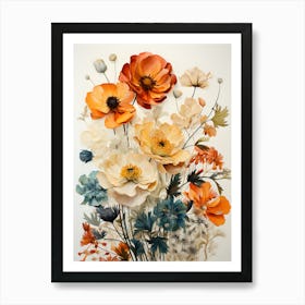 Dreamy Floral Delight Art Print