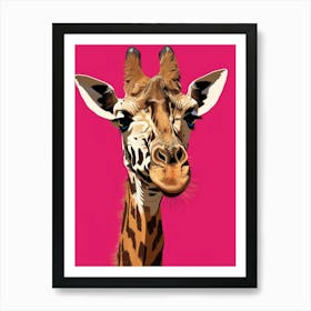 Giraffe 54 Art Print