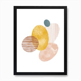 Abstract Circles Art Print