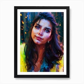 Portrait Of A Woman Art Print