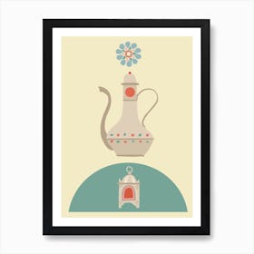 Moroccan Style Tea Print Art Print