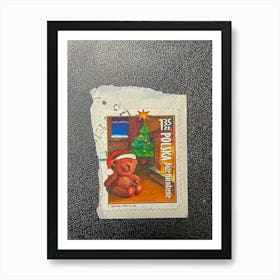 Russian Postage Stamp Art Print