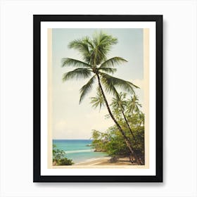 Surin Beach Phuket Thailand Vintage Art Print