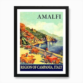 Amaffi Campania, Italy Art Print