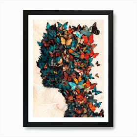 Butterfly Swarm Art Print