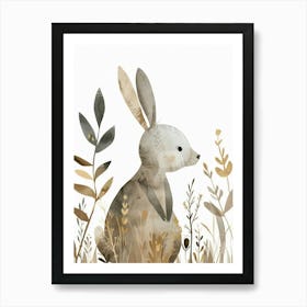 Charming Nursery Kids Animals Bunny 1 Art Print