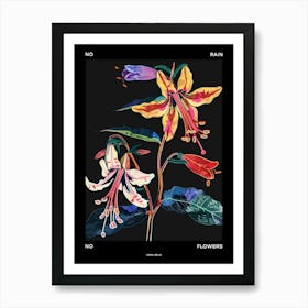 No Rain No Flowers Poster Coral Bells 4 Art Print