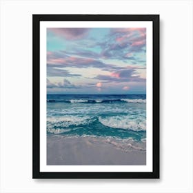 Sunset At The Beach 65 Art Print