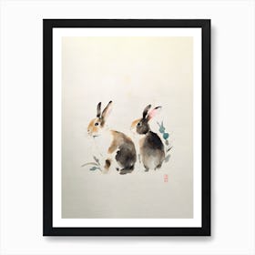 Chinese New Year Of The Rabbit 4 Art Print
