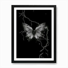 Lightning Butterfly Art Print