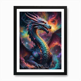 Colorful Dragon 1 Art Print