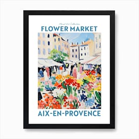 Aix En Provence France Floral Wall Decor Flower Art Print Travel Print Plant Art Modern Style Art Print
