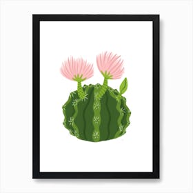 Cactus Flowers Art Print