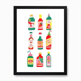 Hot Sauce Art Print