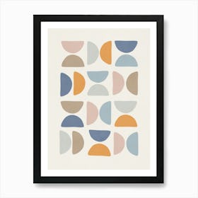 Geometric Shapes 23 2 Art Print