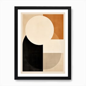 Chemnitz Contrast, Geometric Bauhaus Art Print