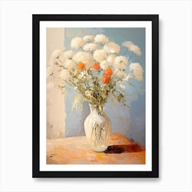 Queen Anne S Lace Flower Still Life Painting 1 Dreamy Art Print