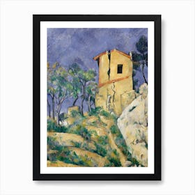 The House With The Cracked Walls, Paul Cézanne Art Print