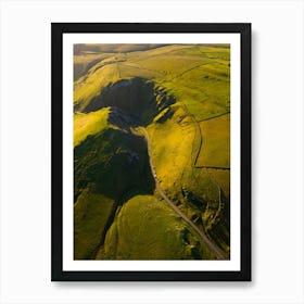 Aerial View Of The Dales 32 Art Print