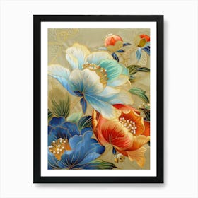 Chinese Flower Painting 56 Art Print