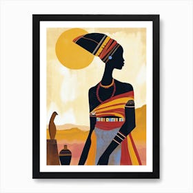 Africa Boho Art; The Valley Verse Art Print