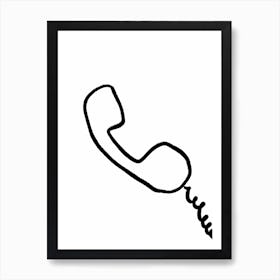 Telephone Art Print