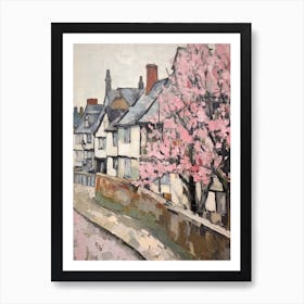 Lavenham (Suffolk) Painting 4 Art Print