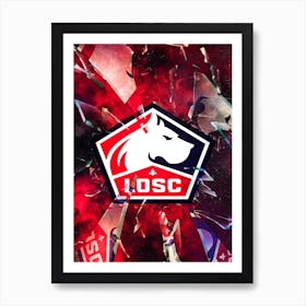 Lille Olympique Sporting Club Art Print