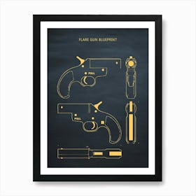 Flare Gun Art Print