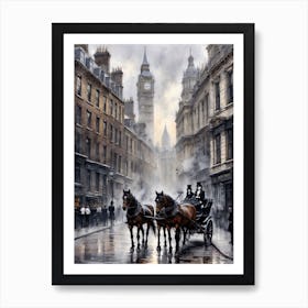 London Street Scene 7 Art Print