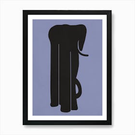 Minimal Elephant Art Print