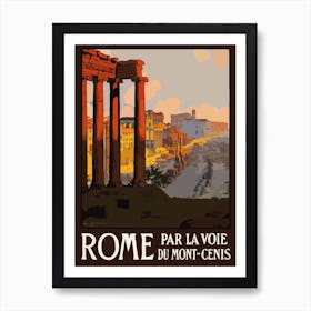 Rome, Italy, Ancient Architecture Art Print