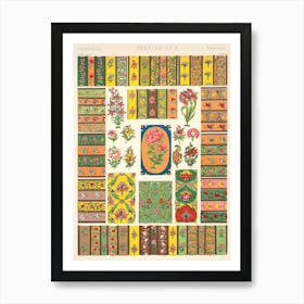 Vintage Pattern Illustration, Owen Jones                                                                                                                  Art Print