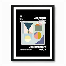 Geometric Design Archive Poster 37 Art Print