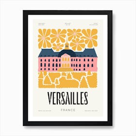 Versailles France Travel Matisse Style Art Print