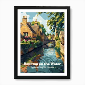 Bourton On The Water England Village Travel Art Art Print