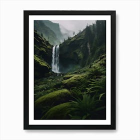 Waterfall In The Forest Poster