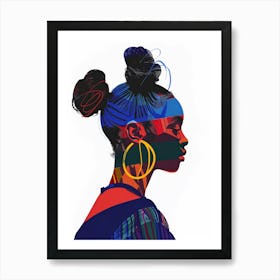 Portrait Of African Woman 27 Art Print