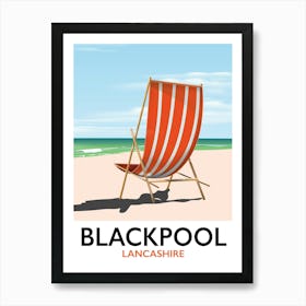 Blackpool Lancashire Seaside Art Print