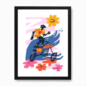 Sun Ride Art Print