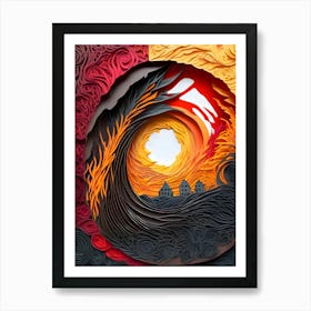 An Unusual Outburst ~Reimagined 23 Art Print