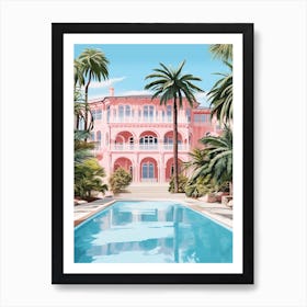 Australian Mansion With A Pool 1 Art Print