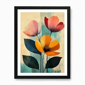 Flowers Canvas Print 2 Art Print