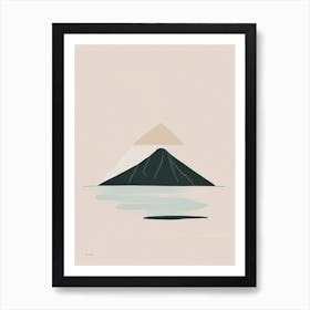 Pico Island Portugal Simplistic Tropical Destination Art Print