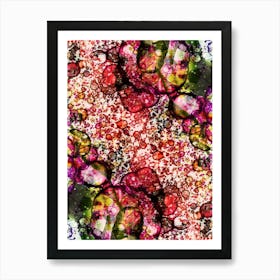 Watercolor A Rainbow Of Buns Art Print