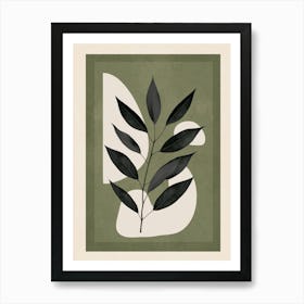 Minimalist Abstract Art Branch 1 Art Print