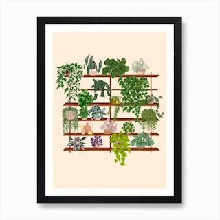 Plant Goals Shelf Art Print