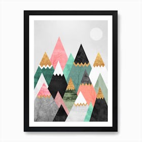 Pretty Mountains Art Print